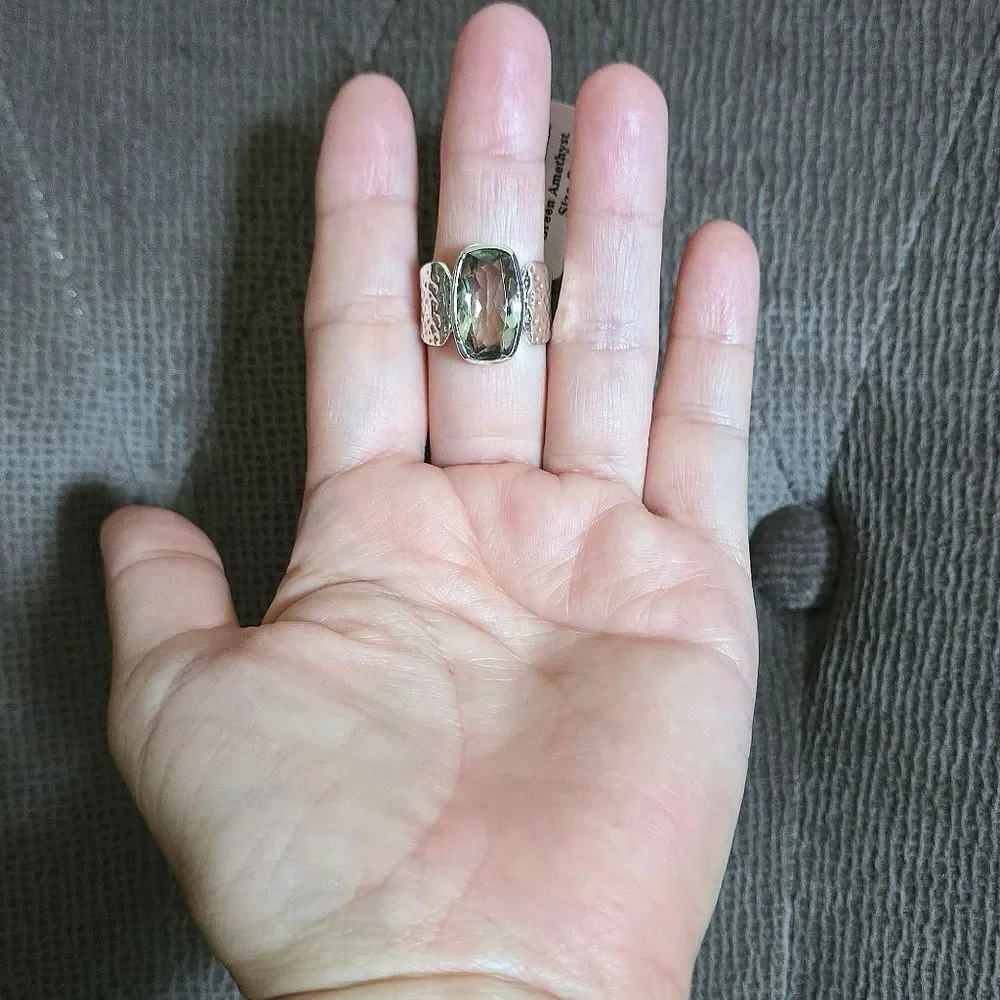 Shivam Green💚 Amethyst Statement Ring💍 - NWT